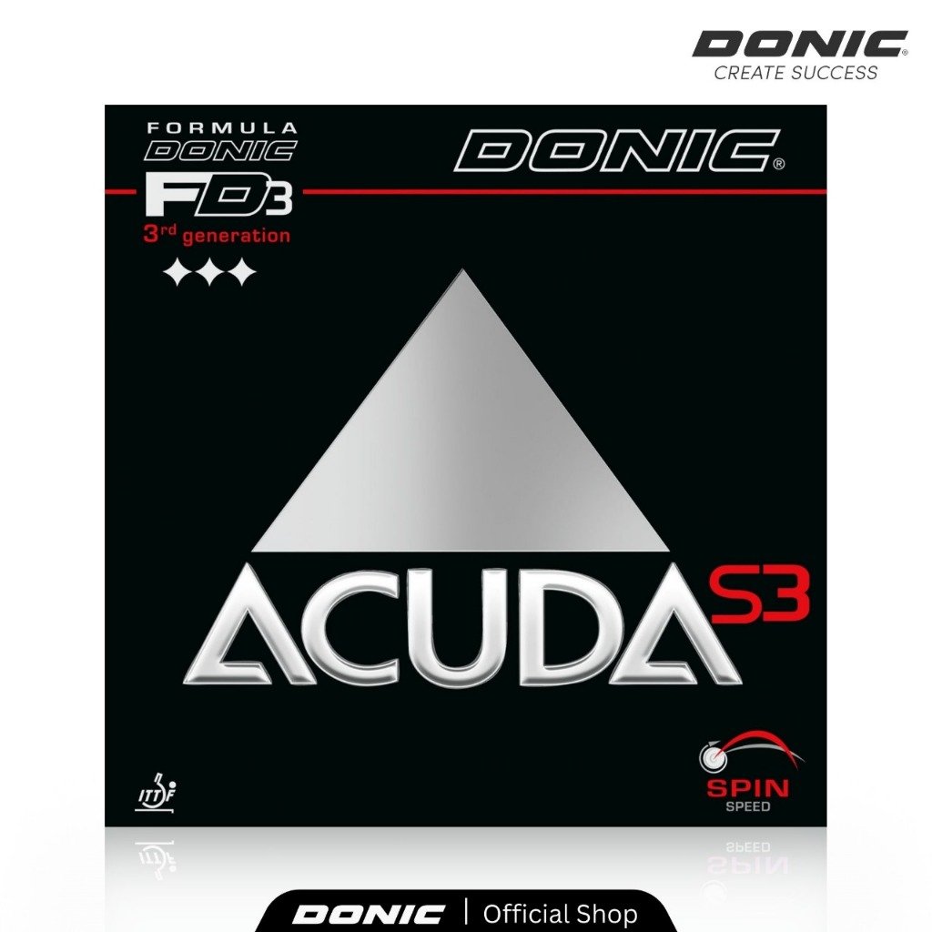 Donic Acuda S3 Karet Pingpong Rubber Tenis Meja